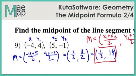 The Midpoint Formula Worksheet Answers – Imsyaf.com