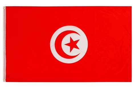 Commandez le drapeau de la Tunisie - Livraison rapide