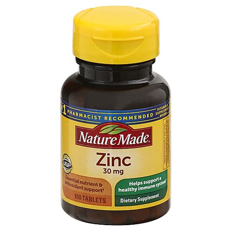 Nature Made Zinc - 100 CT | Vitamins & Supplements | Phelps Market