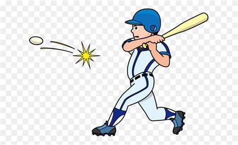 Hitting A Baseball Clipart Clip Art Images - Playing Baseball Clipart ...