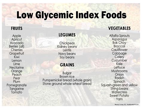 F.Y.I. Low Glycemic Index Foods for Your Diet | Low glycemic index ...