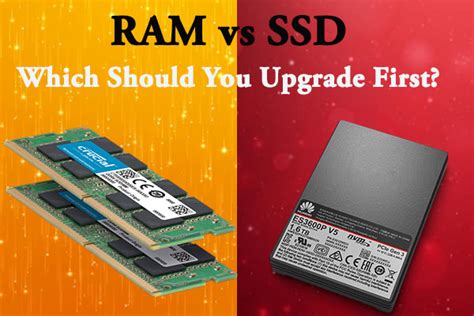 RAM vs SSD: ¿Cuál debería actualizar primero?