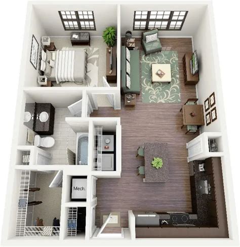 30 Best One bedroom house plans. Check Here | HPD Consult