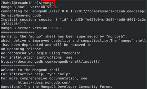 Centos how to install mongo shell - gradeholden