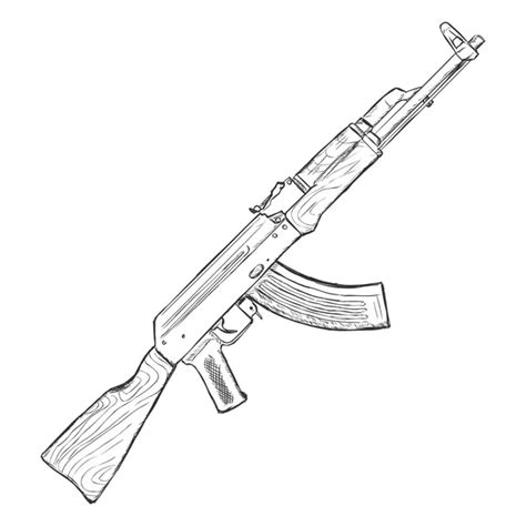 AK-47 — Grafika wektorowa © Lucaso #39202181