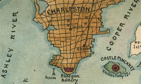 Fort Sumter, South Carolina Hand Drawn Harbor Battle Map – Battle Archives