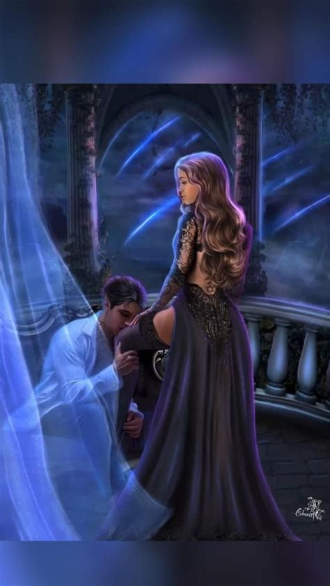 Feyre & Rhysand ACOTAR | ACOMAF | ACOWAR 🌹🌌 art: @ cebanart 😍 | Feyre ...