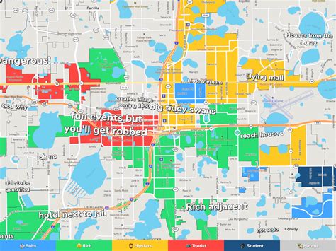 Orlando Neighborhood Map