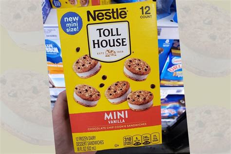 Nestle Toll House Ice Cream Sandwich Nutrition Facts | Besto Blog