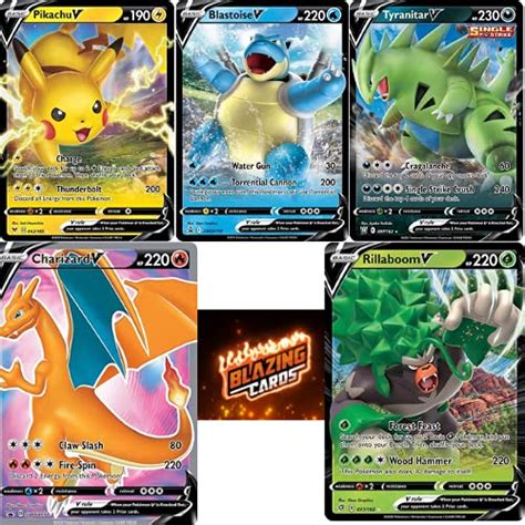 Buy 5 Pokemon V Cards - No Duplicates - Ultra Rare Pokemon Pack - Rare ...