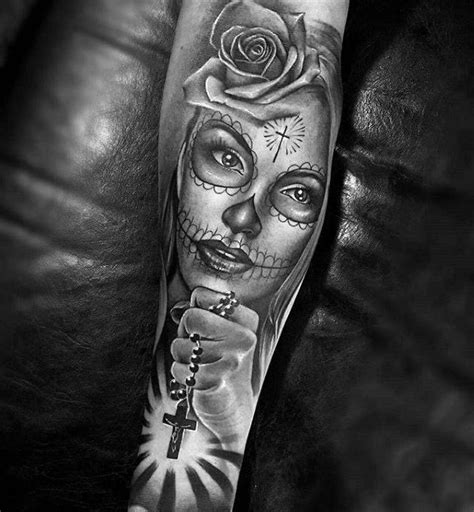 50 La Catrina Tattoo Designs For Men - Mexican Ink Ideas