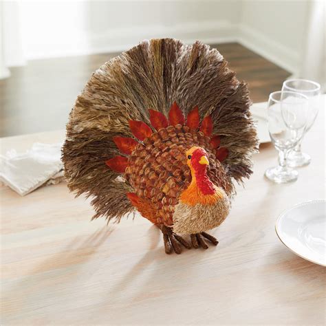 14" tall turkey table top decoration - Occasions Hallmark Gifts and More