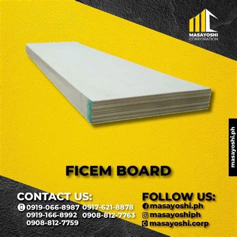 Ficem Board | Fiber Cement Board | Board | Ceiling Board | Building ...