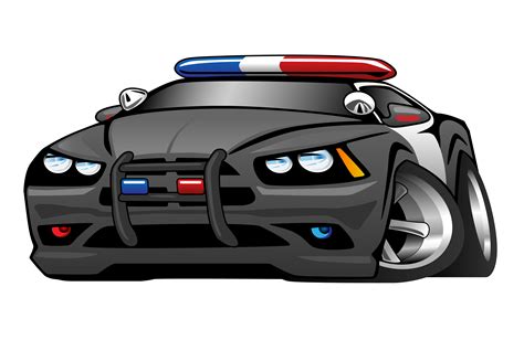 Old Police Car Drawing