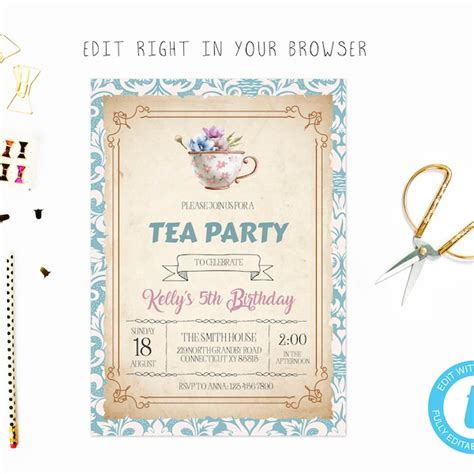 Vintage Tea Party - Etsy