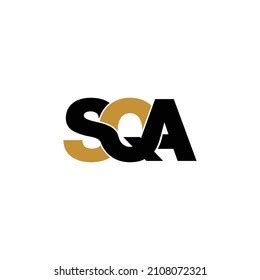 Sqa Letter Monogram Logo Design Vector Stock Vector (Royalty Free ...