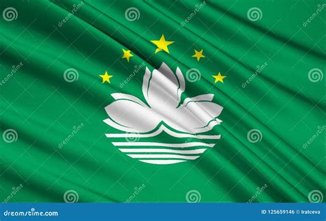 Flag of Macau stock illustration. Illustration of nation - 125659146