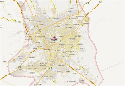 Riyadh Map - Saudi Arabia