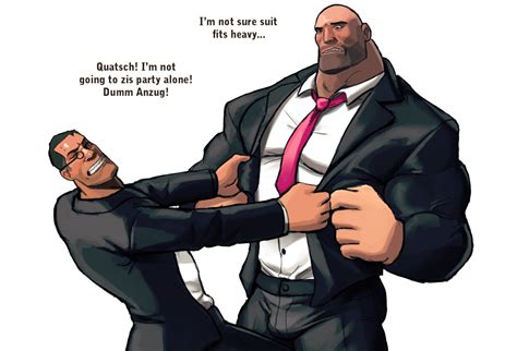 Heavy and Medic in Suits | Team Fortress 2 | Know Your Meme