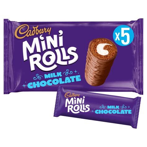 Cadbury Chocolate Mini Rolls 5 Pack - Compare Prices & Buy Online!