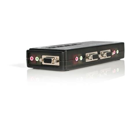 4 Port Black USB KVM Switch Kit with Cables and Audio | Dell Canada