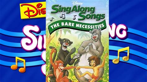 Disney Sing Along Songs The Bare Necessities Sing Along Part 3 Akkorde ...