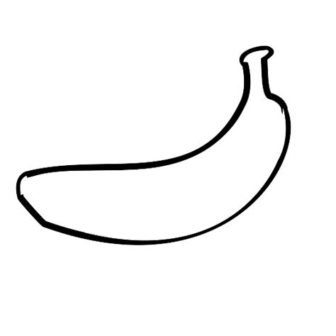 Banana Line Drawing - ClipArt Best