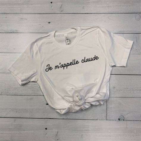 Je M'appelle Claude Shirt Friends Shirt Friends TV - Etsy