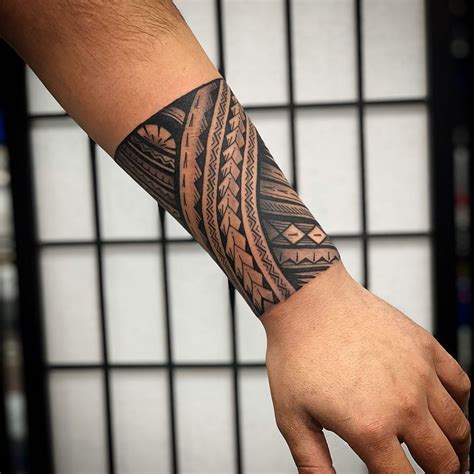 Polynesian Tattoo On Arm