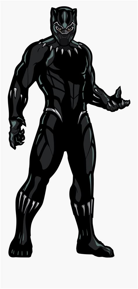 Wakanda Forever - Superhero Black Panther Cartoon , Free Transparent ...