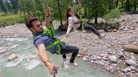 zipline Adventure in Manali at Solang Valley | Activity Manali - YouTube