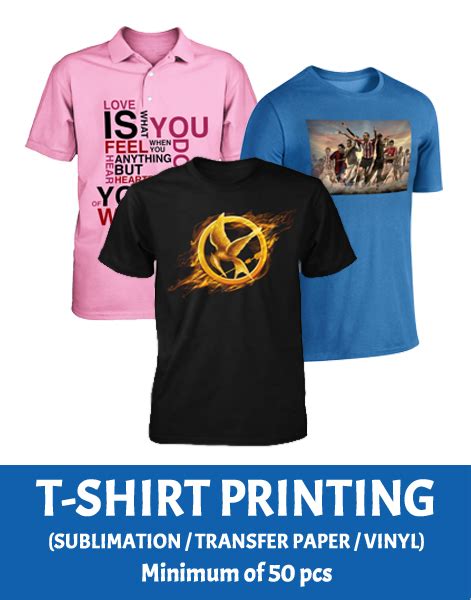 Custom T-shirt Printing - 3D Sublimation Machine Supplier Philippines ...