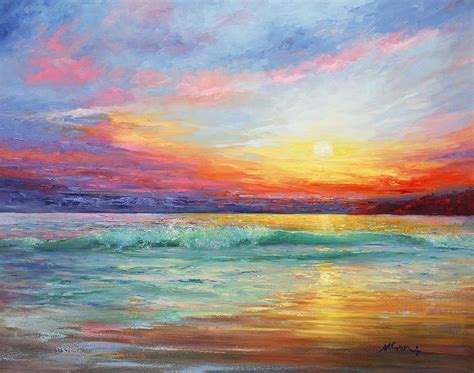 Paintings Of Sunsets Over Water – Warehouse of Ideas