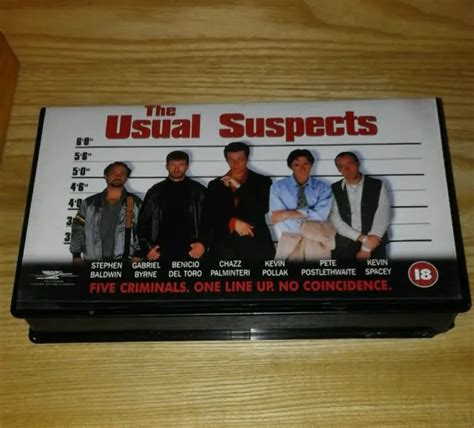 VHS VIDEO THE Usual Suspects. Kevin Spacey, Gabriel Byrne, Pete ...