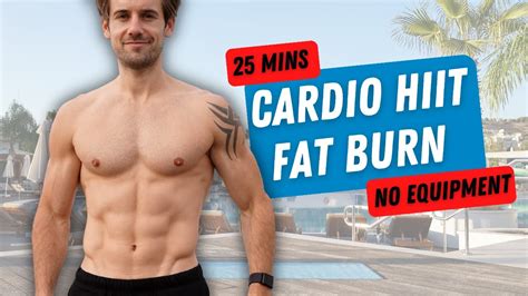 25 Min CARDIO HIIT to Burn Fat & Get Fit | No Equipment - YouTube