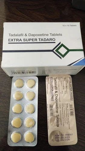 tadalafil & dapoxetine tablets at Rs 80/stripe | Pharmaceutical Tablets ...