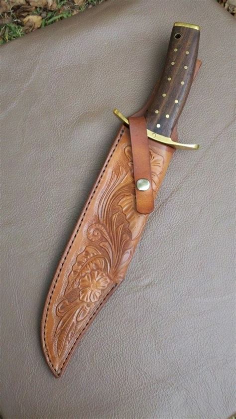 Hand Crafted Custom Sheath For Large Custom Knife by Alamo Custom ...