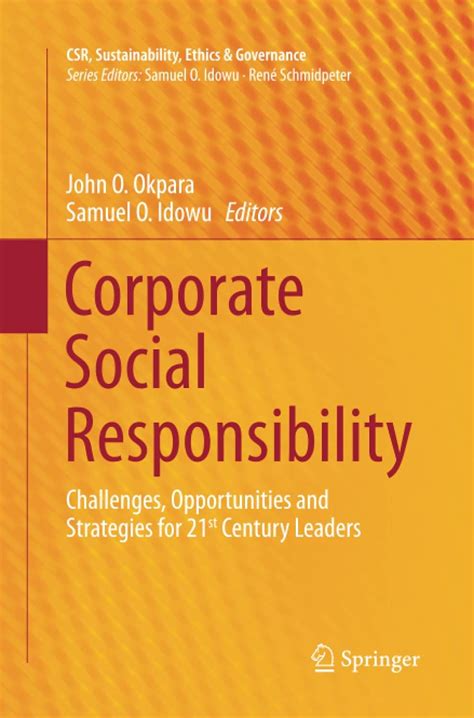 Buy Corporate Social Responsibility: Challenges, Opportunities and ...