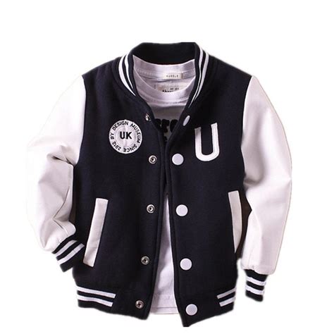 Spring Autumn 2019 Sport Boys Jacket Baseball Children School Uniform ...