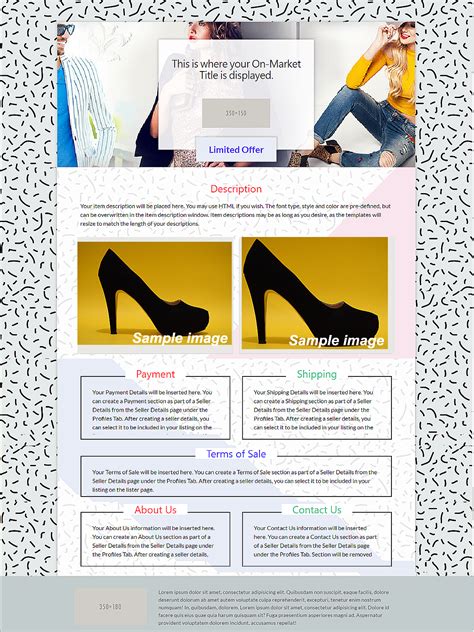 eBay Templates - Vendio's eBay Templates & Listing Templates