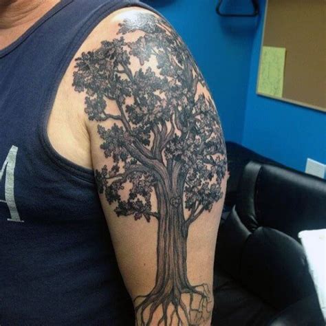 Top 45 Oak Tree Tattoo Designs And Ideas – Artistic Haven