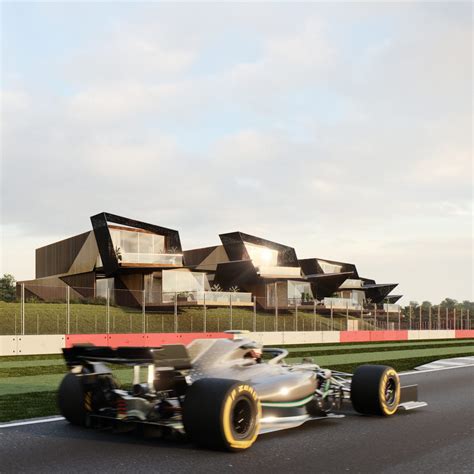 Twelve Architects designs holiday homes to overlook Silverstone race ...