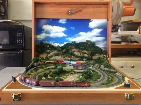 Z scale train in a briefcase | Z scale trains, N scale train layout ...