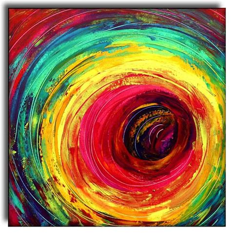 Swirls cool!! | Circle painting, Colorful paintings, Abstract