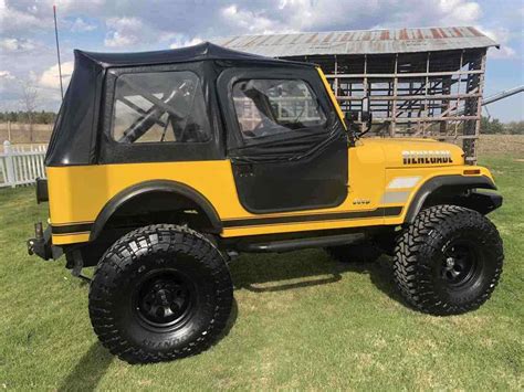 1981 Jeep CJ7 SUV Yellow 4WD Manual CJ7 - Classic Jeep CJ7 1981 for sale