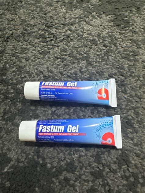 Fastum Gel (pain relieve), Health & Nutrition, Medical Supplies & Tools ...