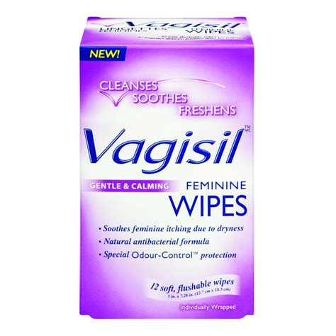 Buy VAGISIL Feminine Calming Wipes 12 from Value Valet