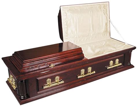 Solid Mahogany Coffin - Full Circle Funerals