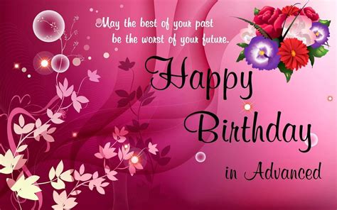 Advance Birthday Wishes For Sister Quotes - ShortQuotes.cc