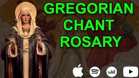 Gregorian Chant Rosary - YouTube